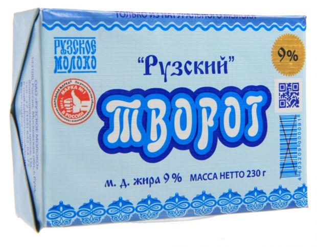 

Творог «Рузский» 9%, 230 г