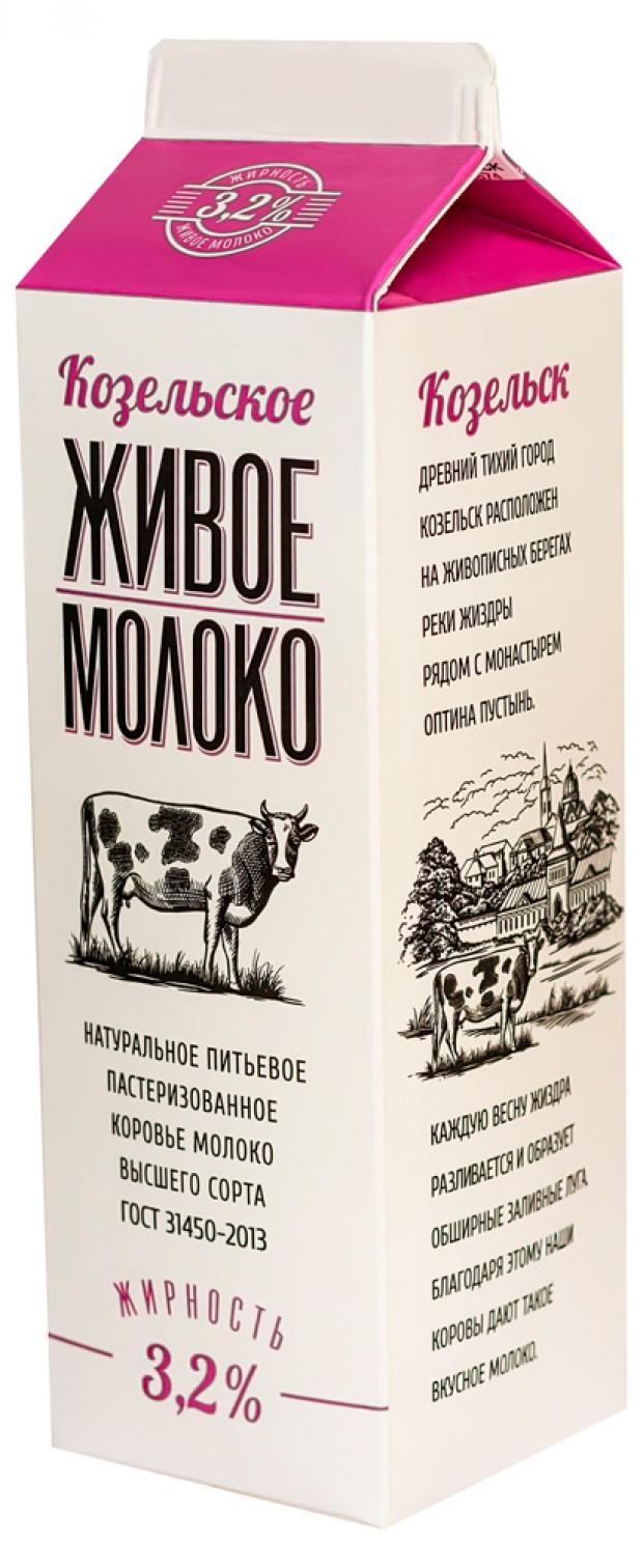 

Молоко питьевое «Козельское Молоко» 3,2%, 950 мл