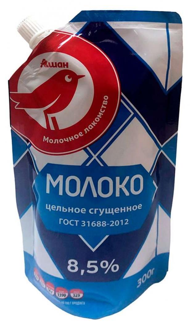 

Молоко сгущенное АШАН цельное ГОСТ, 270 г