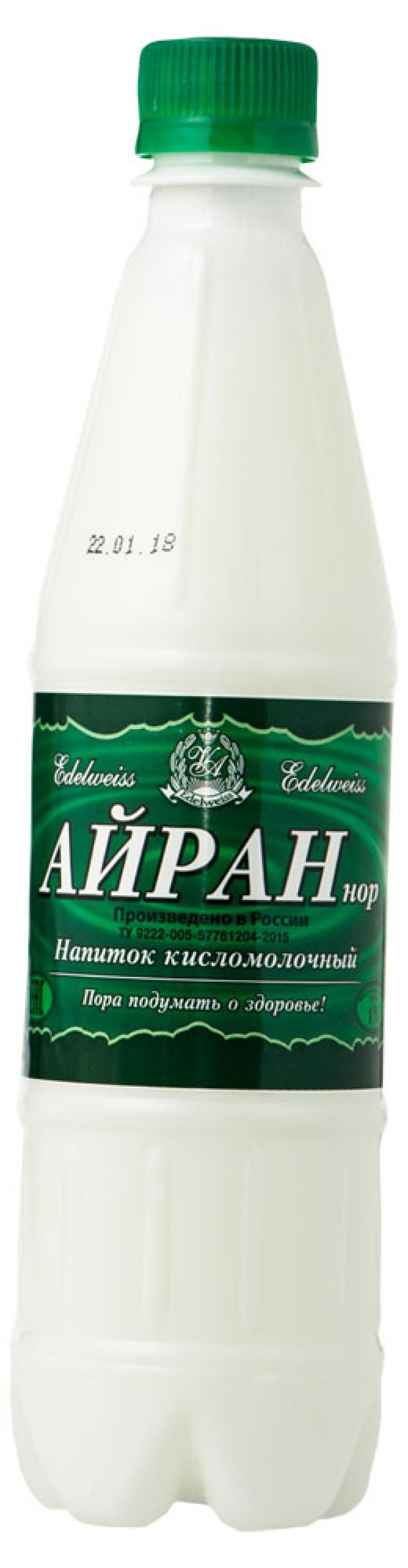 Напиток кисломолочный «Эдельвейс» Айран 1%, 500 мл