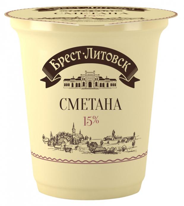 

Сметана «Брест-Литовск» 15%, 315 г
