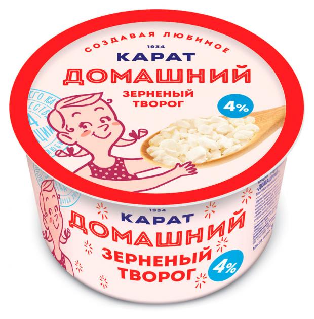 Творог зерненый Домашний зерненый 4 200 г 76₽