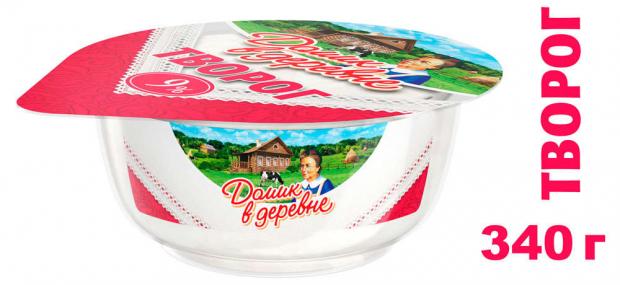Творог Домик в деревне 9 340 г 182₽