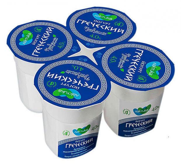 Йогурт термостатный Lactica Греческий 4 120 г 35₽