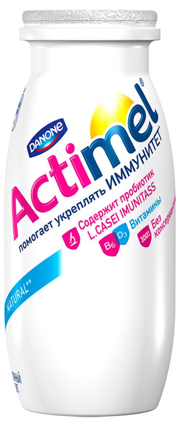 Напиток кисломолочный «Actimel» Натуральный обогащенный 2,6%, 1х100 г