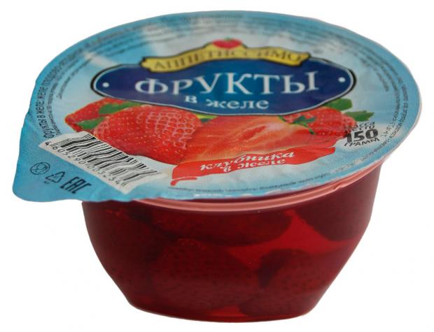 Желе плодово-ягодное Аппетиссимо клубника 150 г 26₽