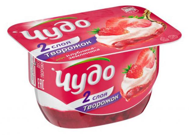 Десерт творожный Чудо воздушный клубника-земляника 4 100 г 39₽