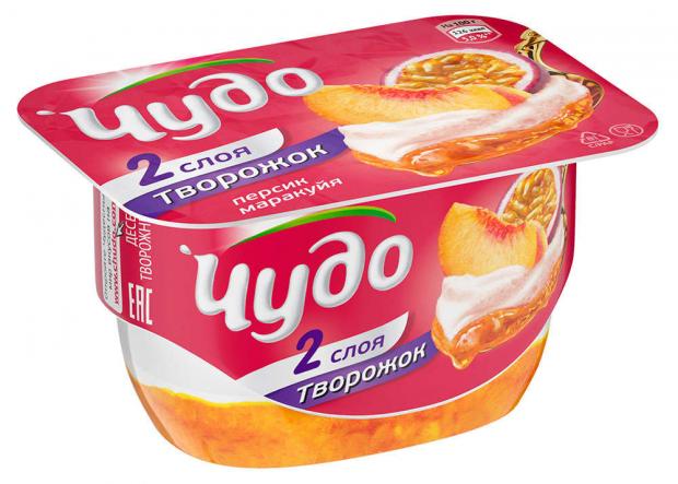 Десерт творожный Чудо воздушный персик-маракуйя 42 100 г 44₽
