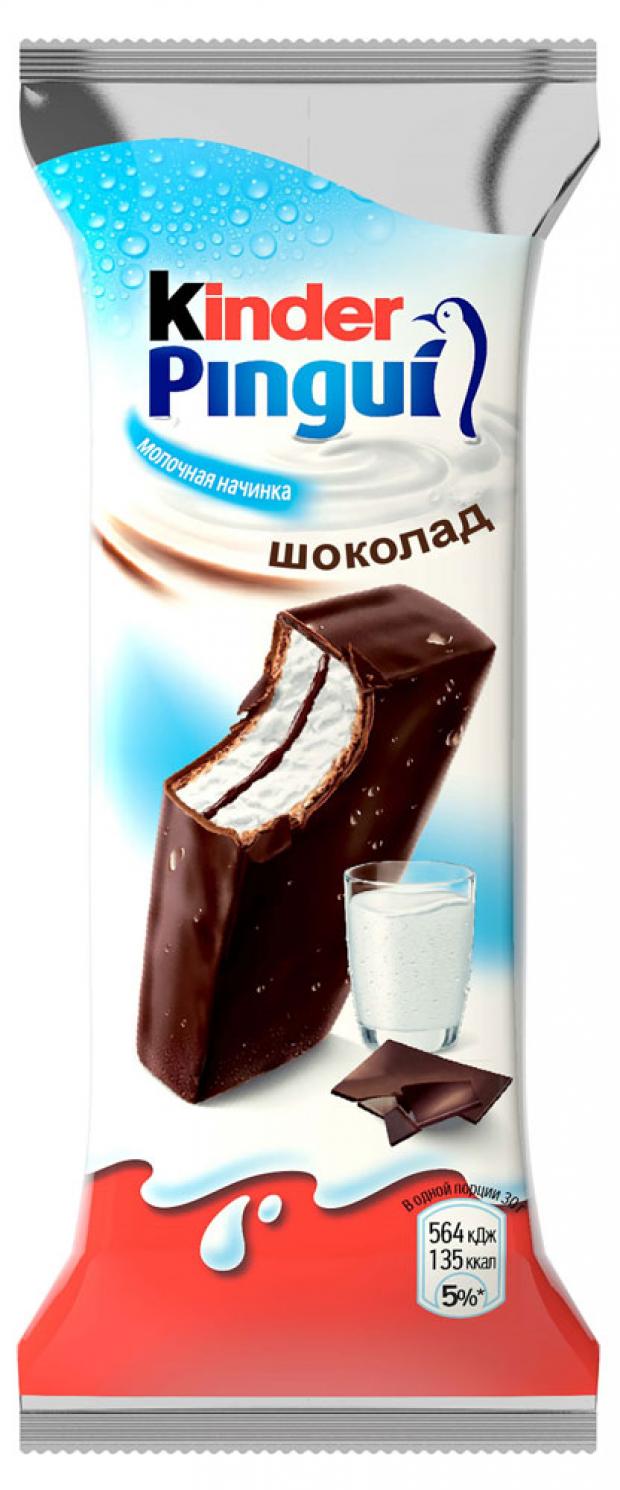 Пирожное Kinder Пингви шоколад 30 г 34₽