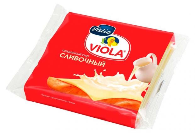 Сыр плавленый Viola сливочный 45 140 г 92₽