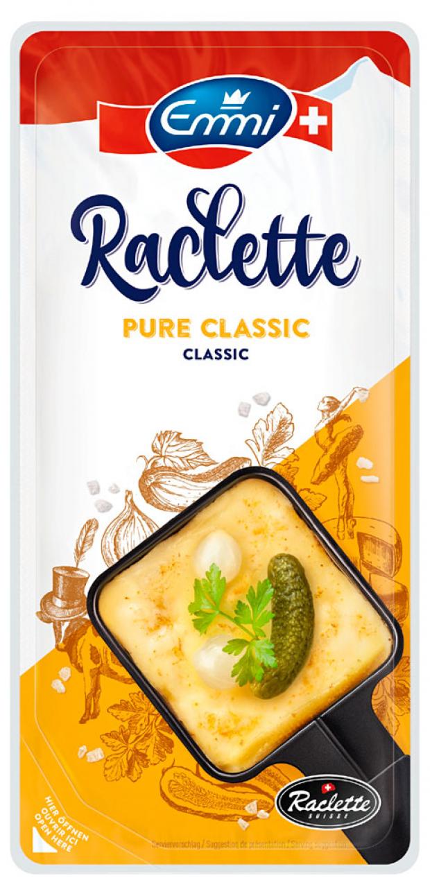 Сыр полутвердый Emmi Raclette классический 45%, 200 г