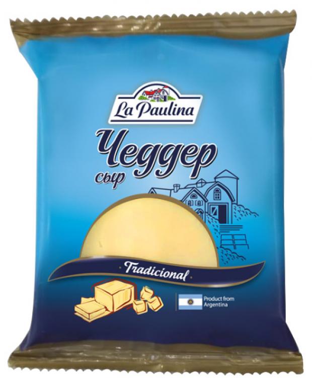 Сыр полутвердый La Paulina Чеддер 48 200 г 166₽