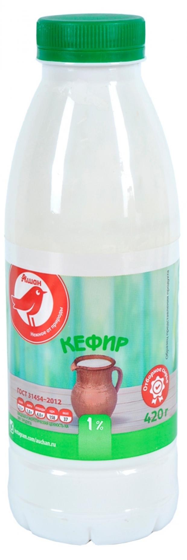 Кефир АШАН 1 420 г 27₽