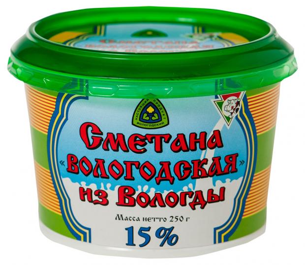 Сметана Из Вологды 15 250 г 86₽
