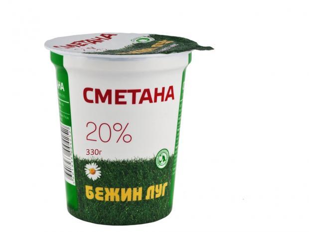 Сметана «Бежин луг» 20%, 330 г