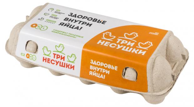 

Яйцо «Три несушки» С2, 10 шт