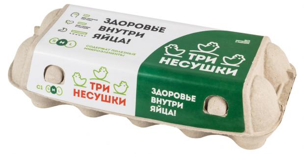 

Яйцо «Три несушки» С1, 10 шт
