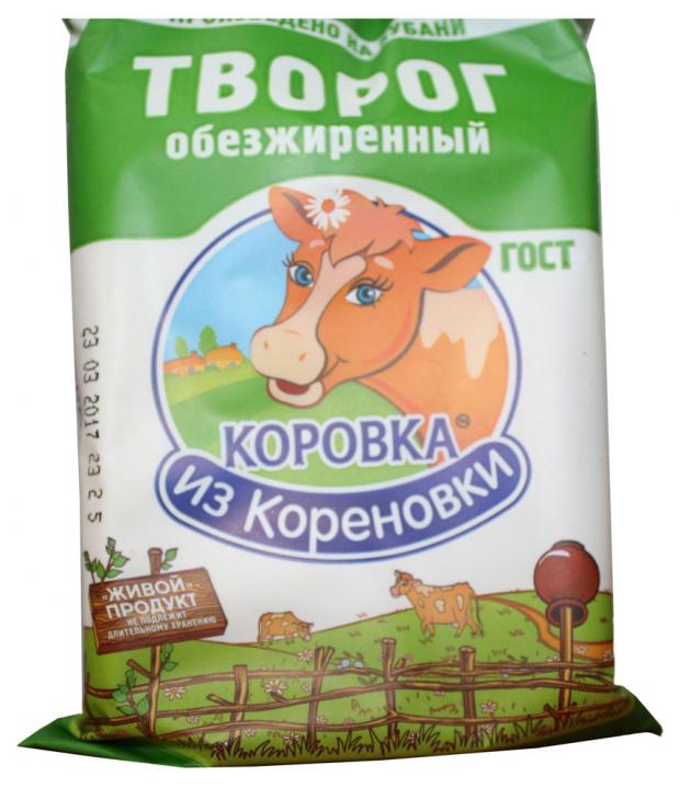 Творог «Коровка из Кореновки» 0%, 180 г