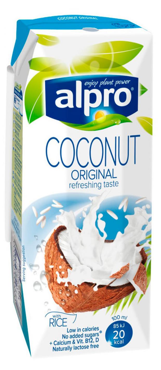 

Напиток Alpro кокосовый с рисом обогащенный кальцием и витаминами, 250 мл