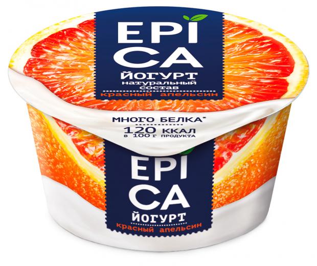 

Йогурт Epica фруктовый с красным апельсином 4.8%, 130 г
