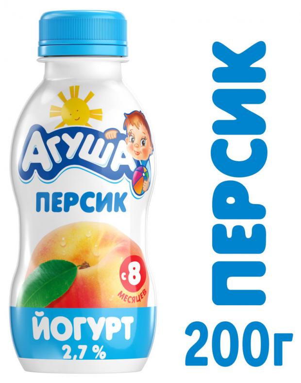 

Йогурт детский «Агуша» персик 2,7%, 200 г