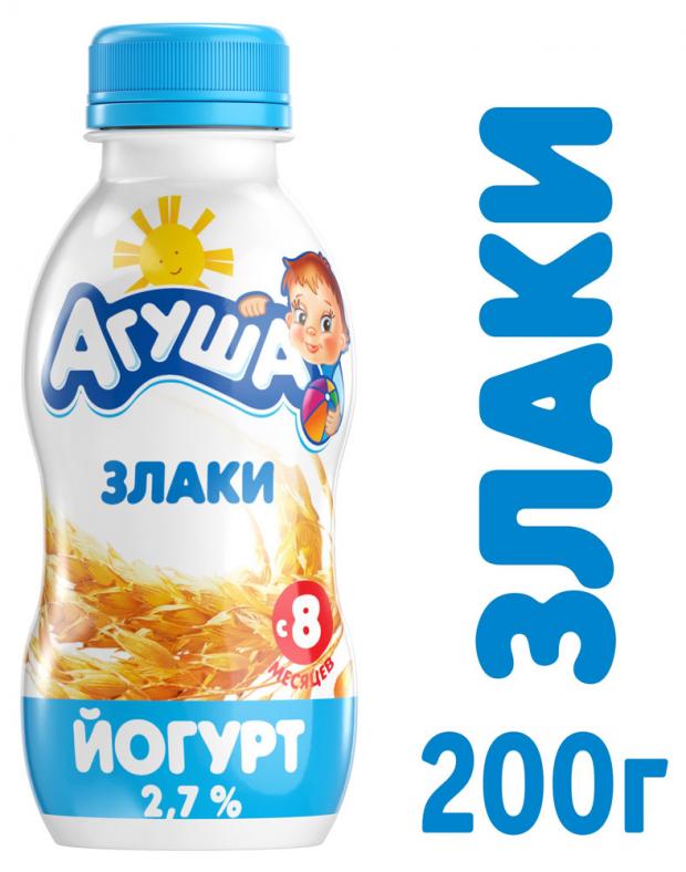 

Йогурт детский «Агуша» злаки 2,7%, 200 г