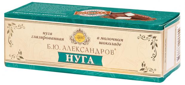 Нуга БЮ Александров в молочном шоколаде 40 г 52₽