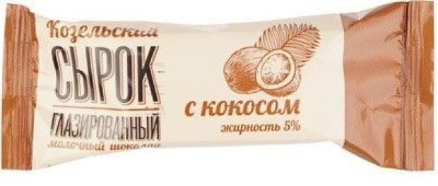 Сырок «Козельское Молоко» с кокосом фольга, 40 г