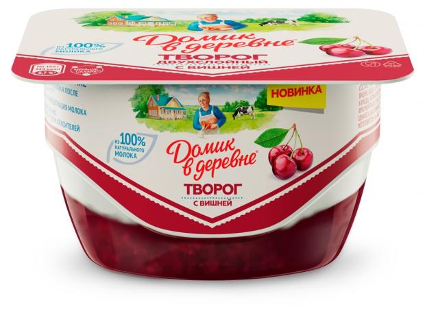 

Творог «Домик в деревне» сладкий двухслойный с вишней 4.6%, 125 г