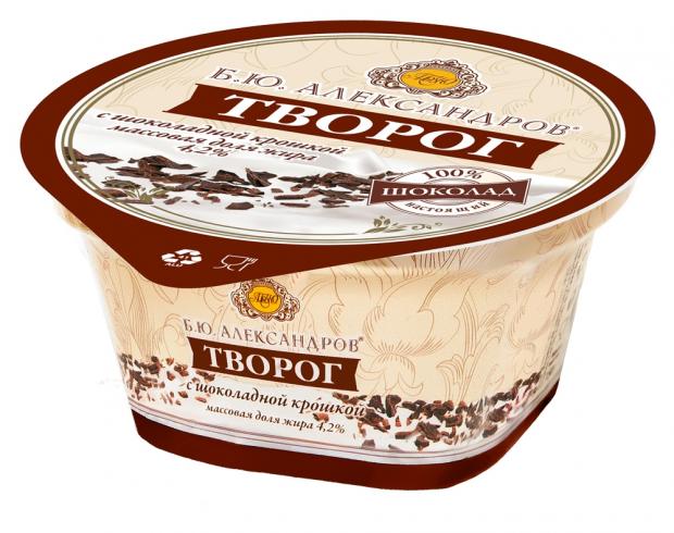 

Творог «Б.Ю. Александров» с шоколадной крошкой 4.2%, 150 г