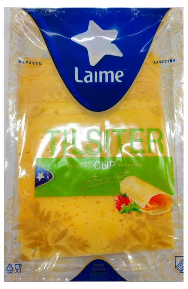 

Сыр полутвёрдый Laime Тильзитер 50% слайсы, 150г
