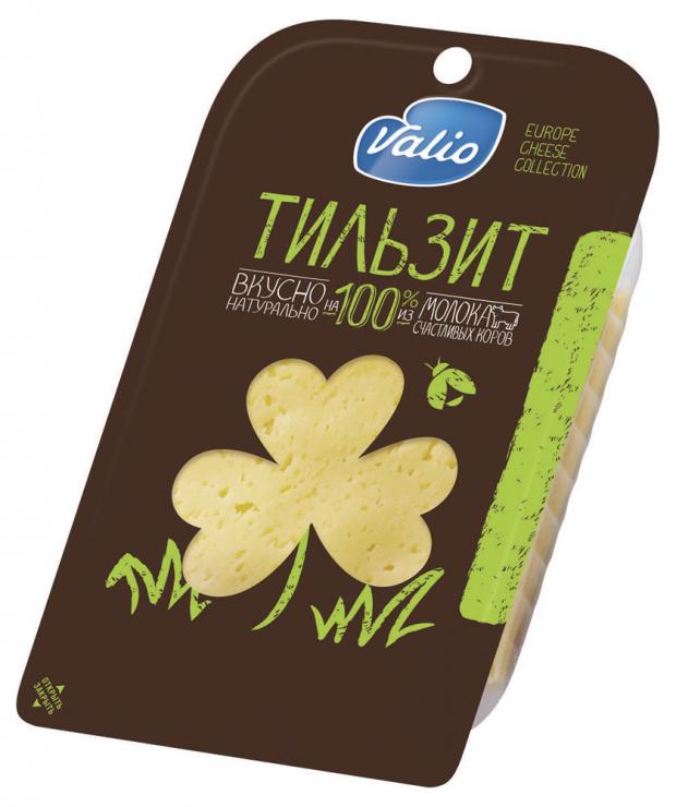 Сыр полутвердый Valio Тильзитер нарезка 45 120 г 160₽