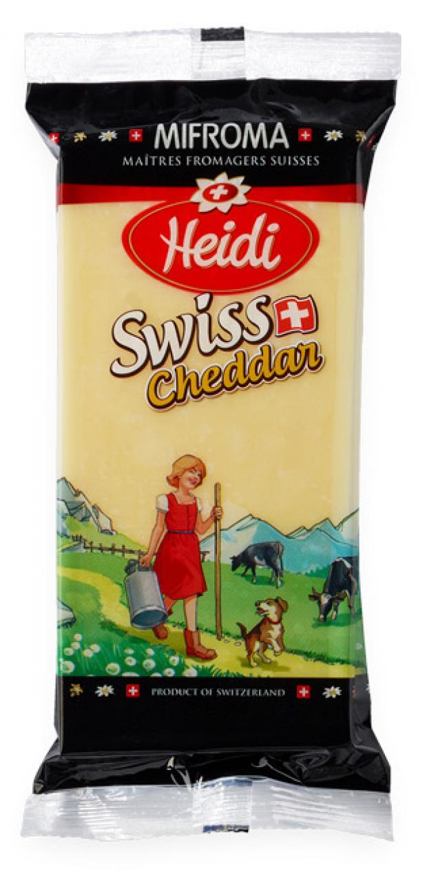 Сыр полутвердый Heidi Mifroma Cheddar 50%, 200 г