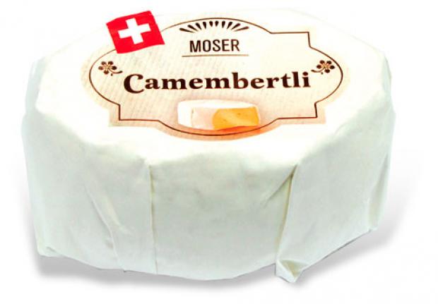 

Сыр мягкий Moser Camembertli 50% с белой плесенью, 125 г