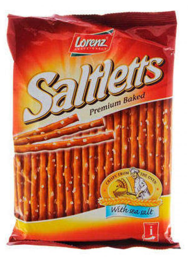 Соломка Lorenz хрустящая с солью 75 г 25₽