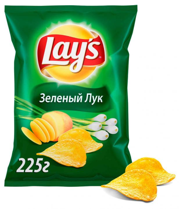 

Чипсы Lay's зеленый лук, 225 г