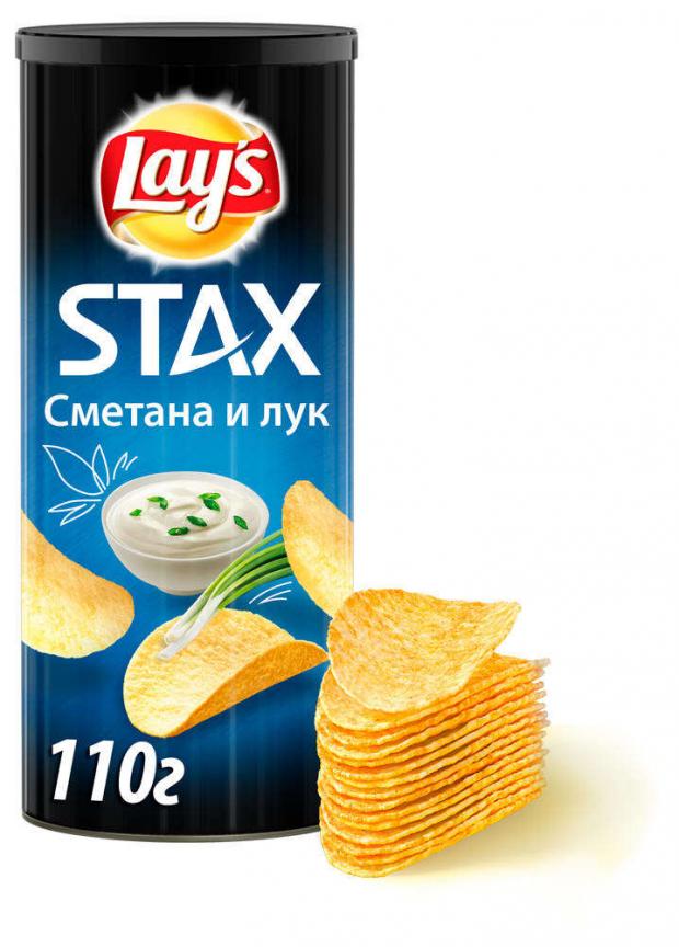 

Чипсы Lay's Stax сметана и лук, 110 г