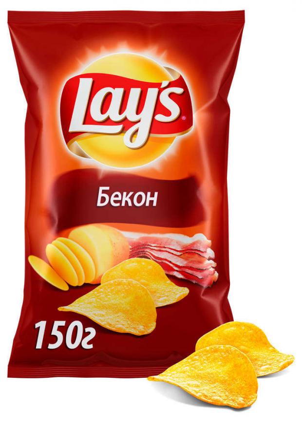 

Чипсы Lay's со вкусом бекона, 150 г