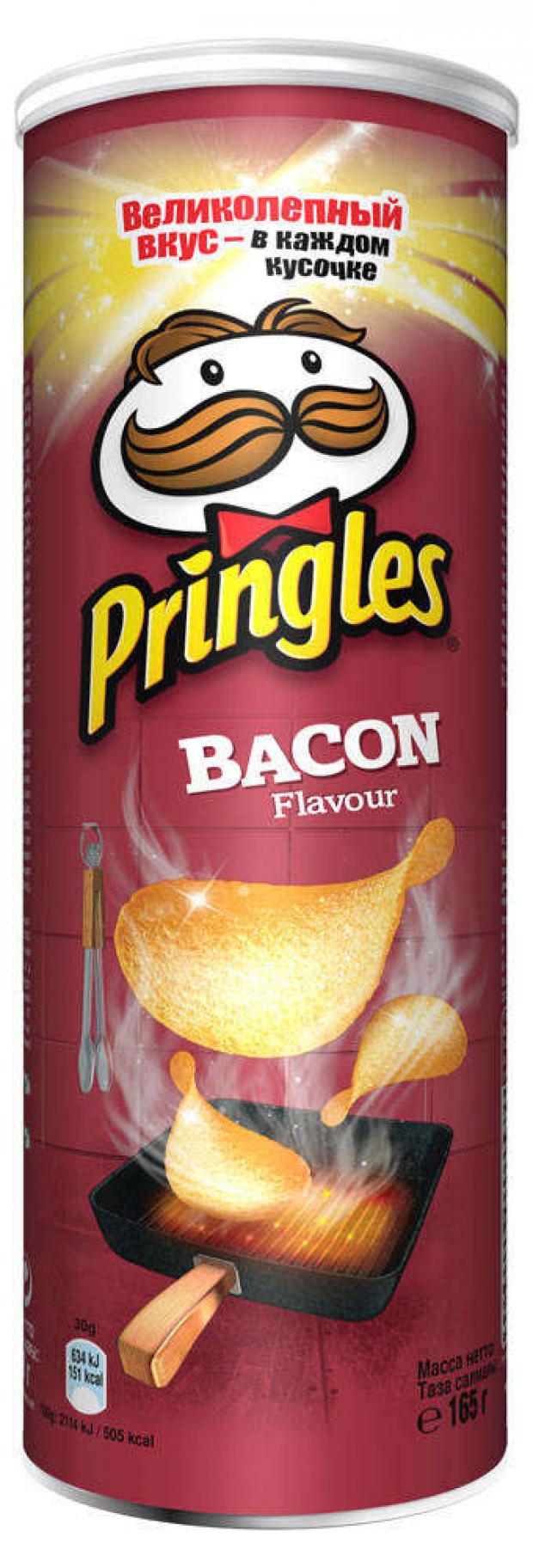 

Чипсы Pringles бекон, 165 г