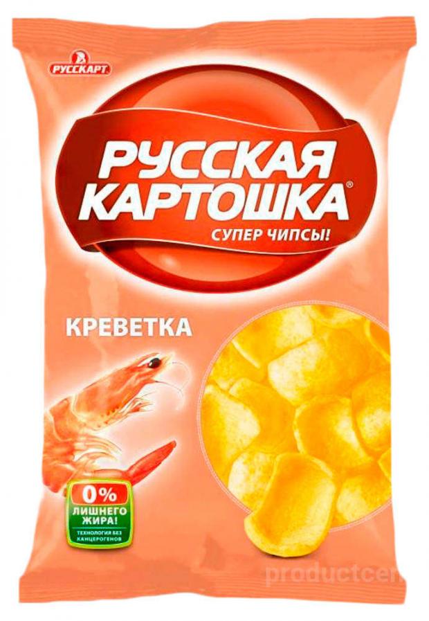

Чипсы «Русская картошка» со вкусом креветки, 150 г