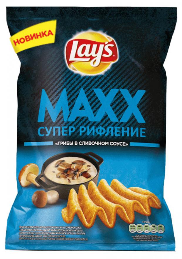 

Чипсы Lay's MAXX грибы в сливочном соусе, 145 г