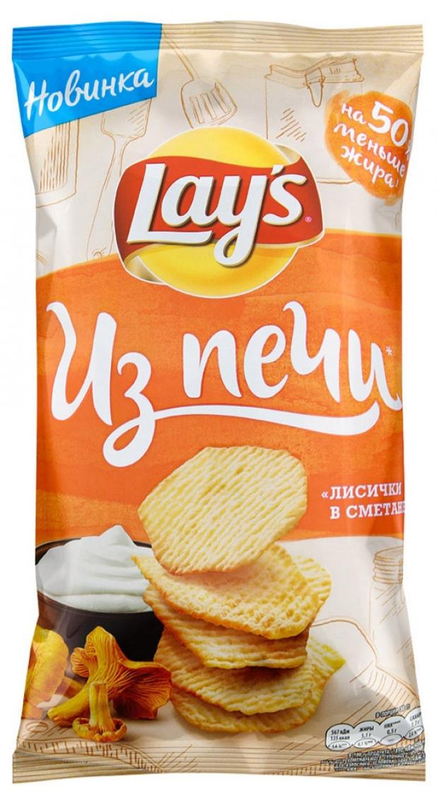 

Чипсы Lay's Из печи лисички в сметане, 120 г
