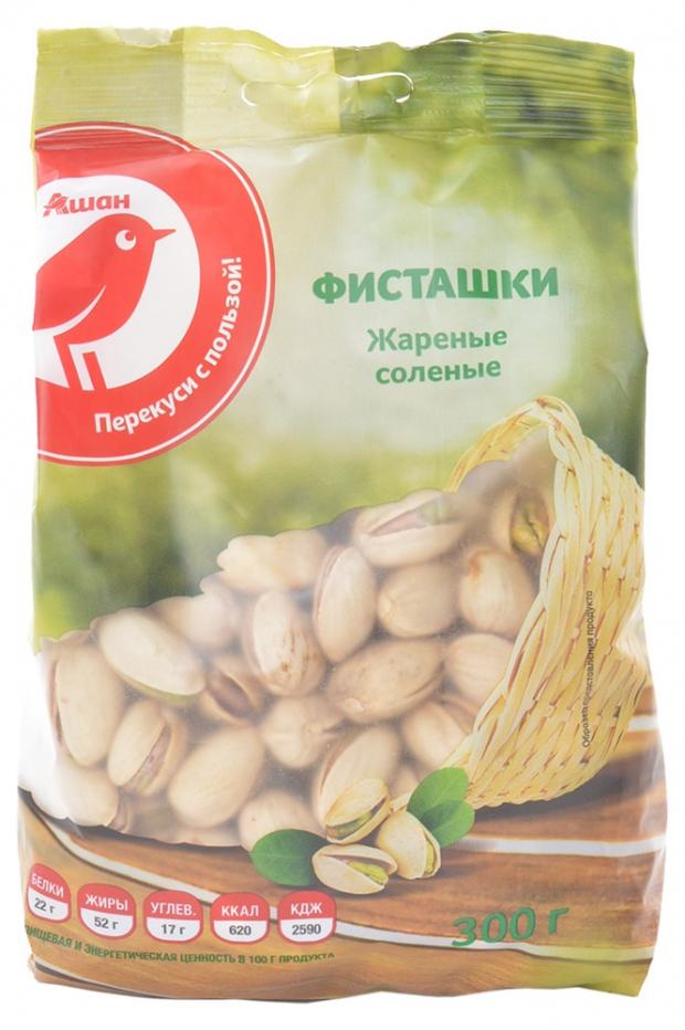 

Фисташки АШАН жареные соленые, 300 г