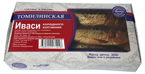 

Сардина Иваси холодного копчения «Томилинская» дальневосточная, 300 г