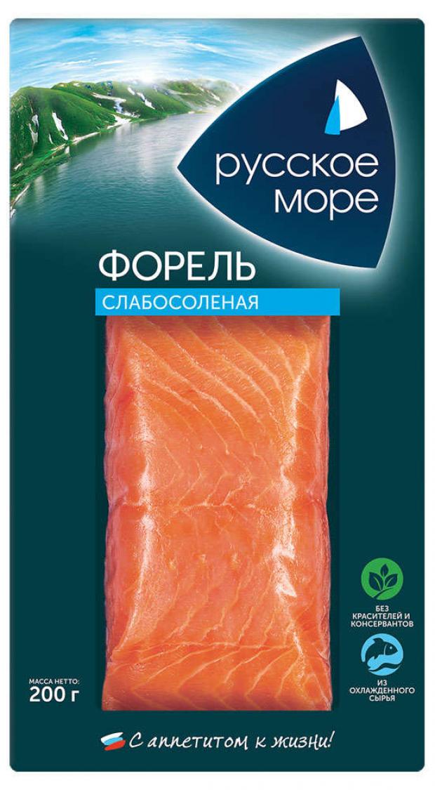 Форель Русское море слабосоленая филе-кусок 200 г 351₽