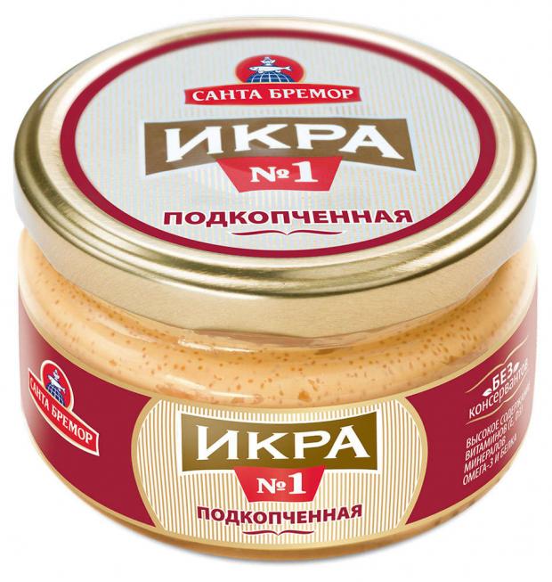 Икра мойвы Санта Бремор Икра 1 подкопченная 180 г 146₽