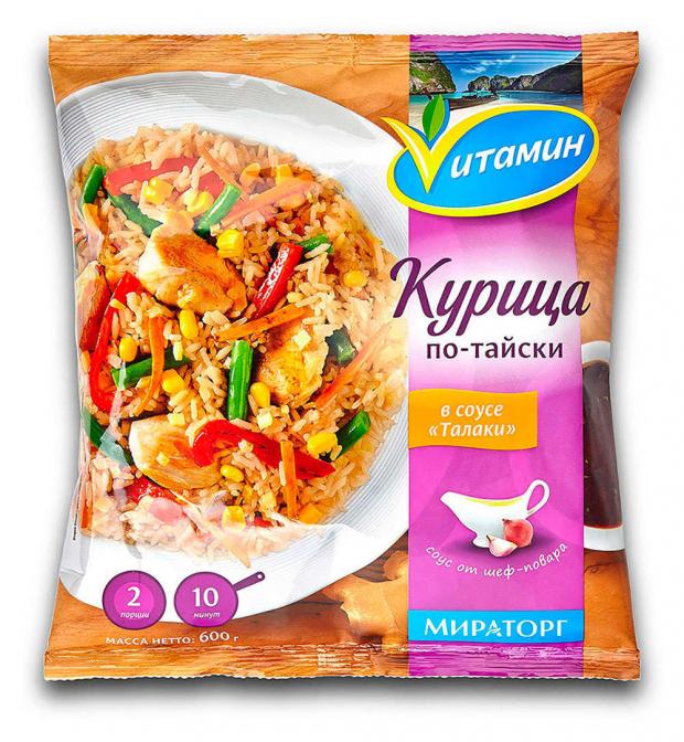 

Курица «Мираторг» Vитамин по-тайски в соусе Талаки, 600 г