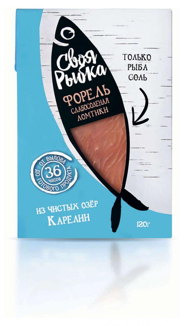 

Форель «Своя рыбка» слабосоленая ломтики, 120 г