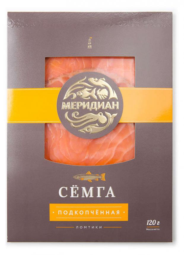 

Сёмга «Меридиан» подкопчённая ломтики, 120 г