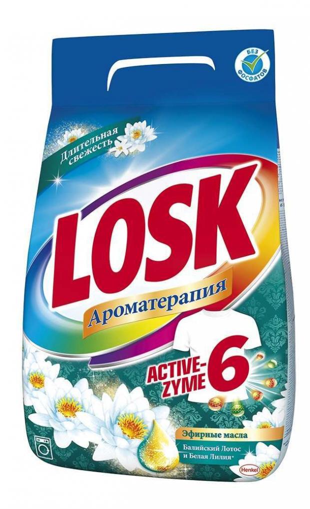 

Стиральный порошок Losk Ароматерапия, 2,7 кг